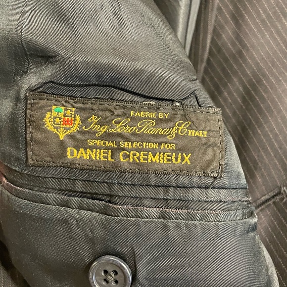 LORO PIANA for Daniel Cremieux navy suit -  42 Long - Picture 12 of 13